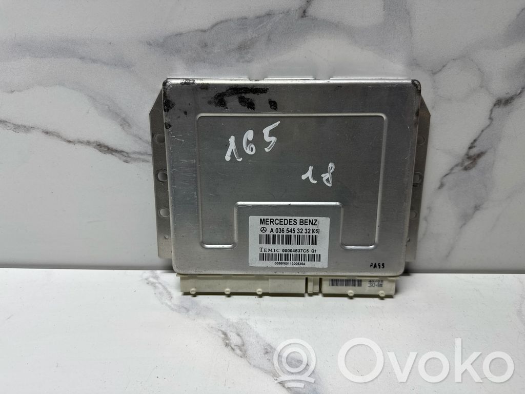 Module de commande suspension   A0365453232,00004537C5,0055060113005354