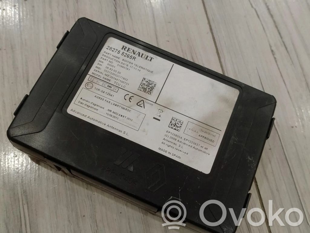 Renault Clio IV USB interface control unit module 