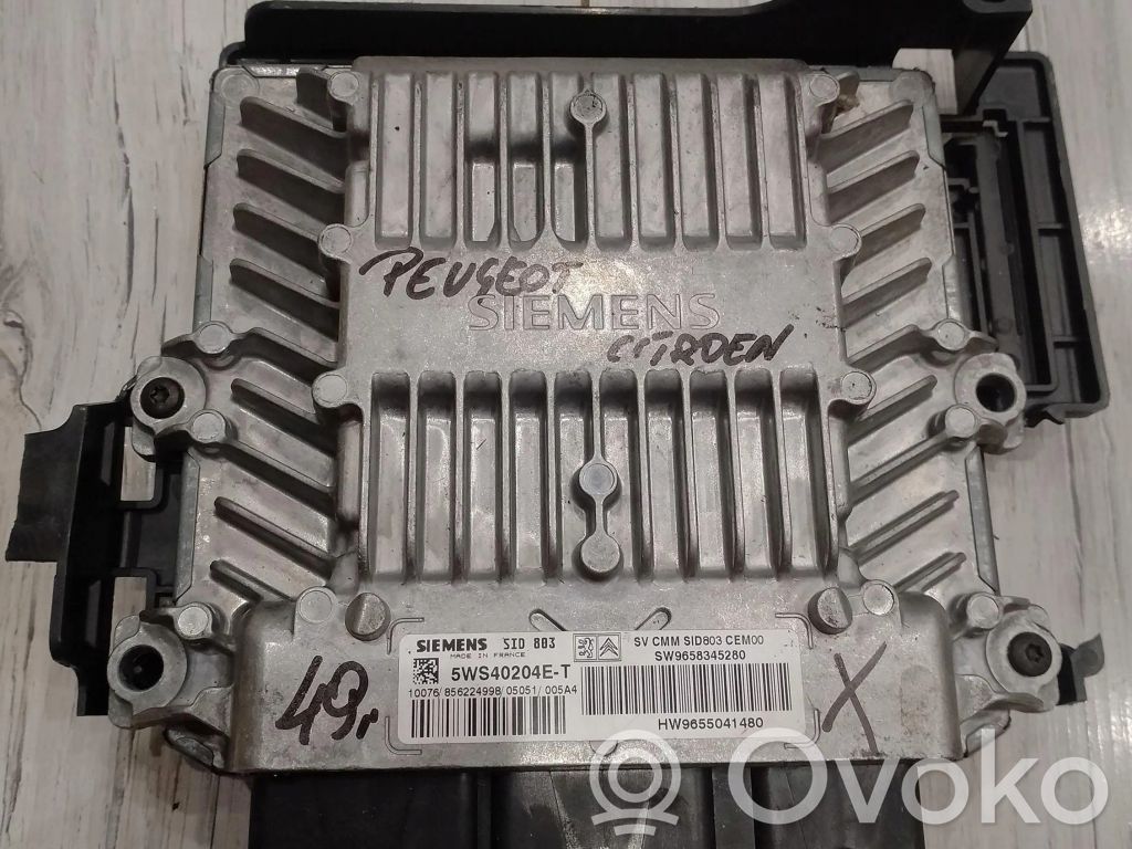 Peugeot 407 Engine control unit/module ECU 