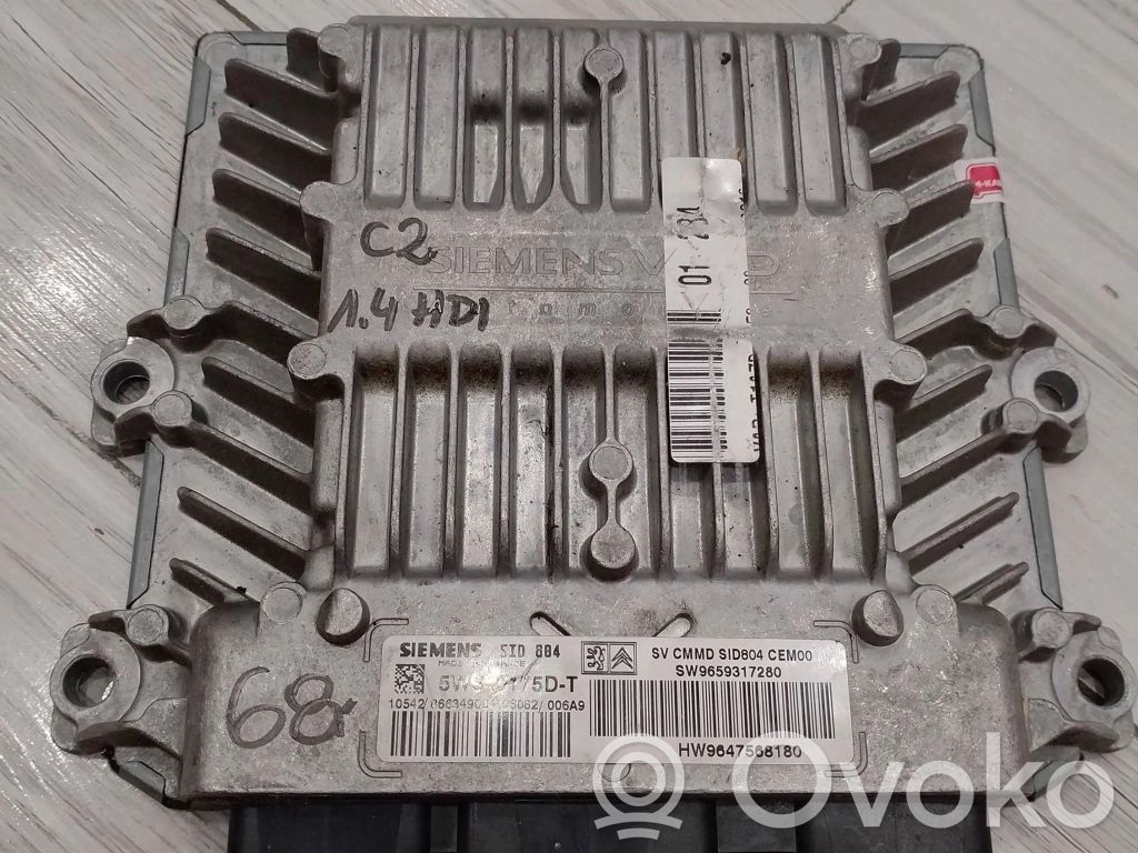 Peugeot 1007 Moottorin ohjainlaite/moduuli (käytetyt) 