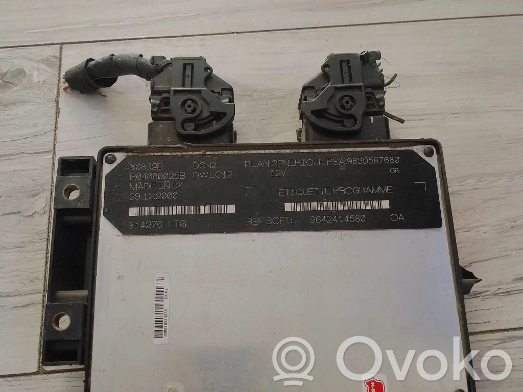 Citroen Berlingo Engine control unit/module ECU 