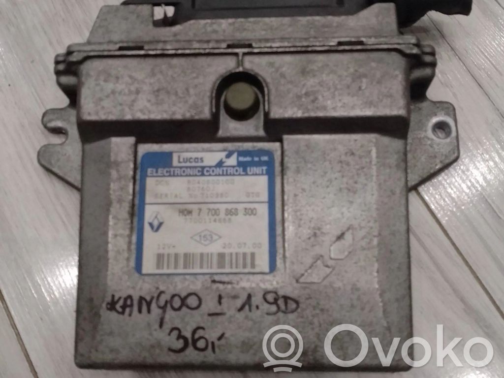 Renault Kangoo I Engine control unit/module ECU 