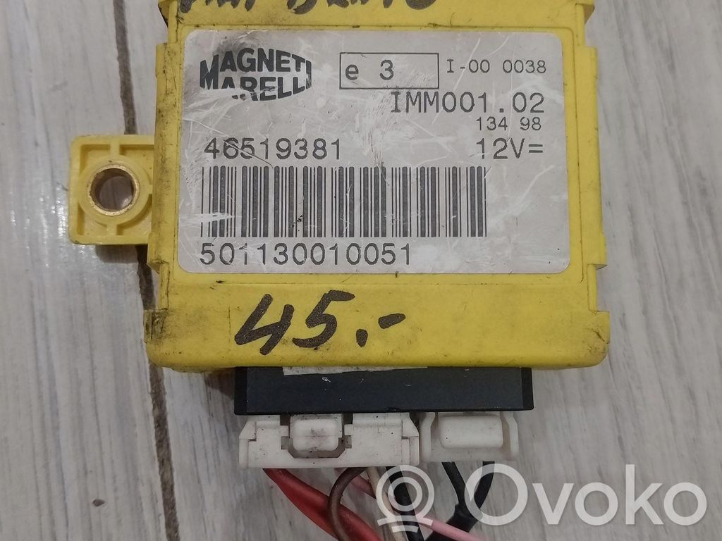 Fiat Bravo - Brava Imobilaizera vadības bloks 