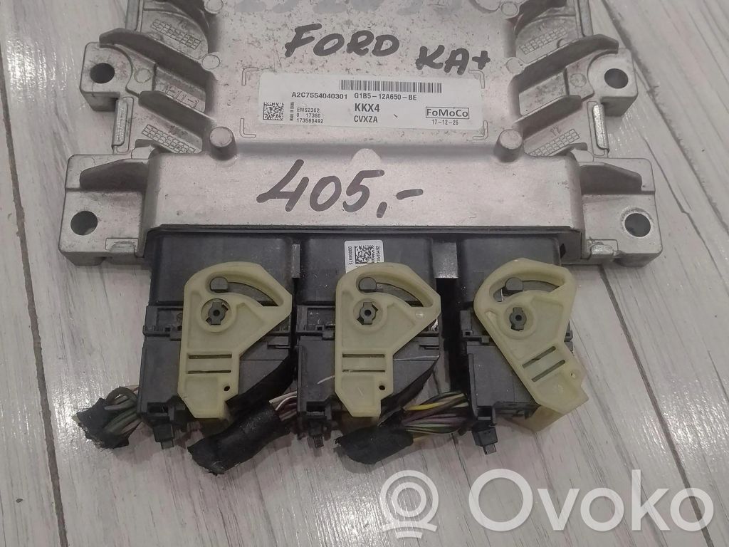 Ford Ka Juego de cerradura y set ECU del motor 