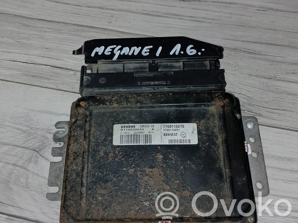 Renault Megane I Komputer / Sterownik ECU silnika 