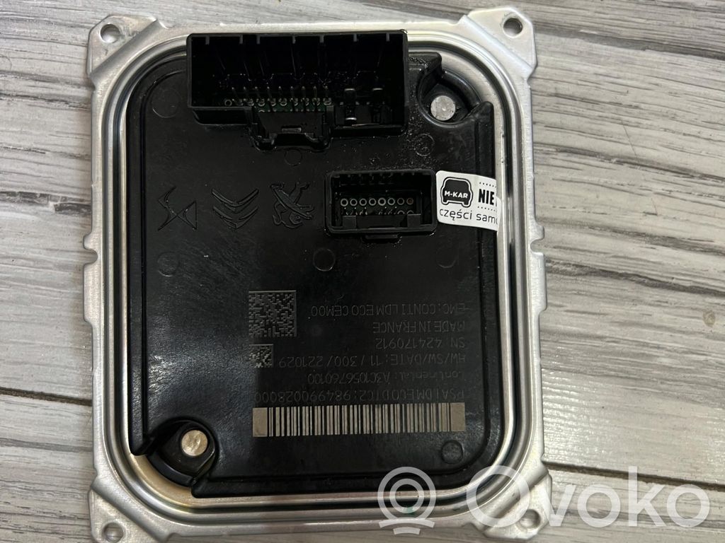 Citroen DS4 Módulo de control de balasto LED 