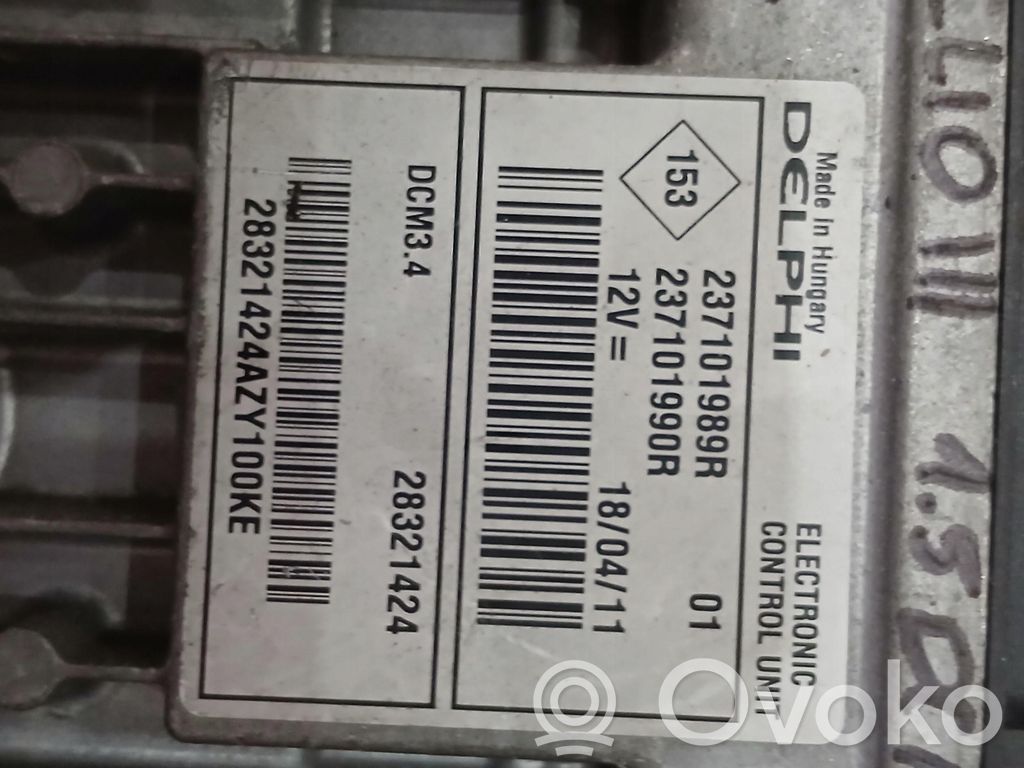 Renault Clio III Engine control unit/module ECU 