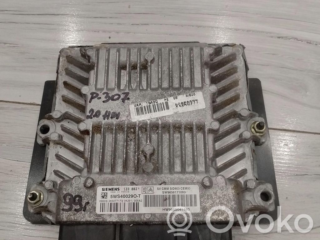 Peugeot 307 Engine control unit/module ECU 