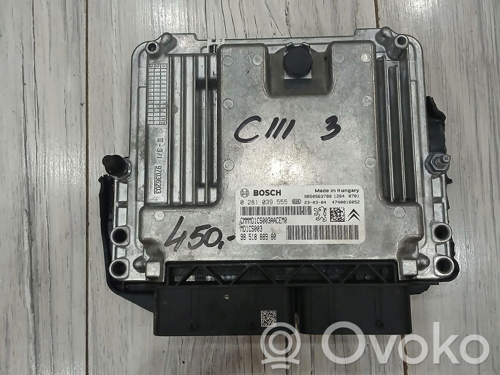 Citroen C3 Engine control unit/module ECU 
