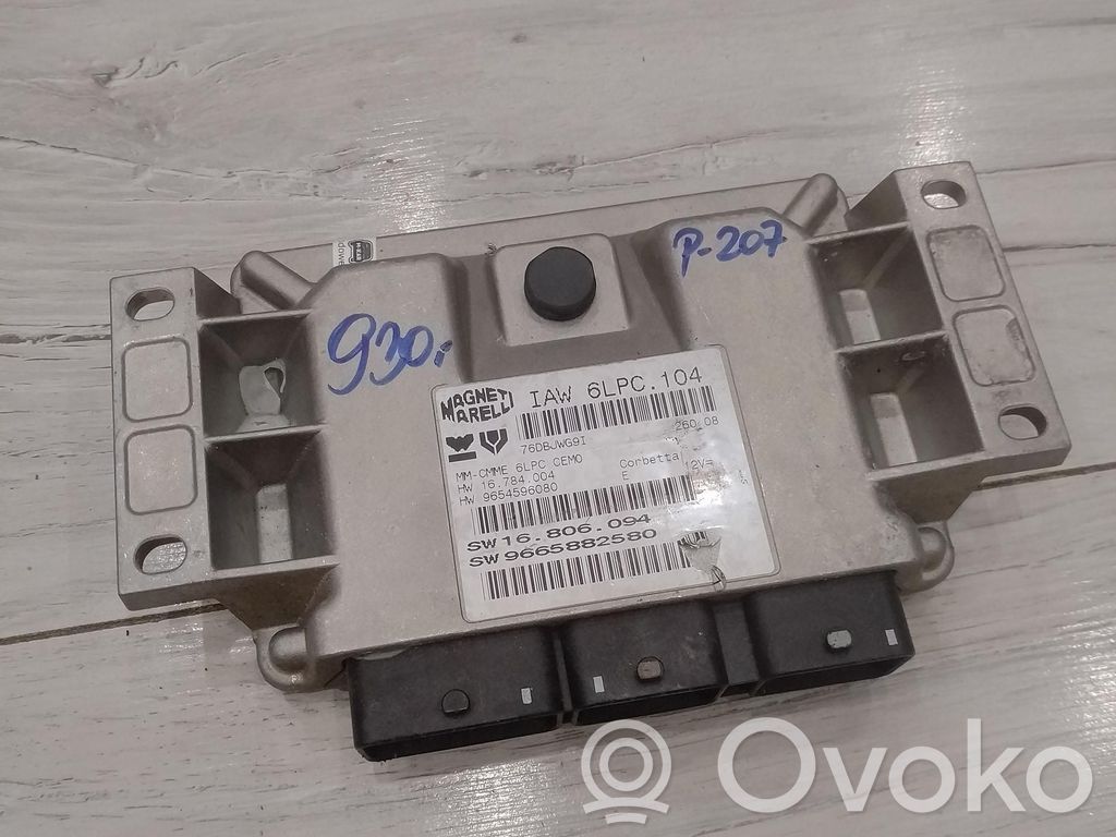 Peugeot 207 Komputer / Sterownik ECU silnika 