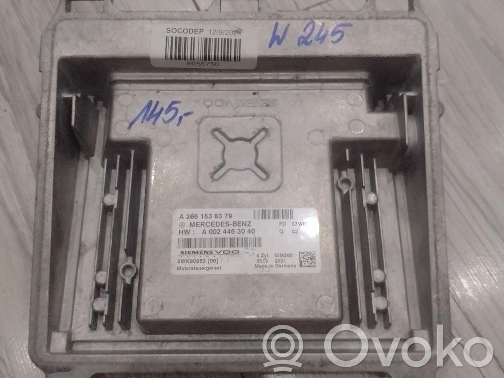 Mercedes-Benz B W245 Komputer / Sterownik ECU silnika 