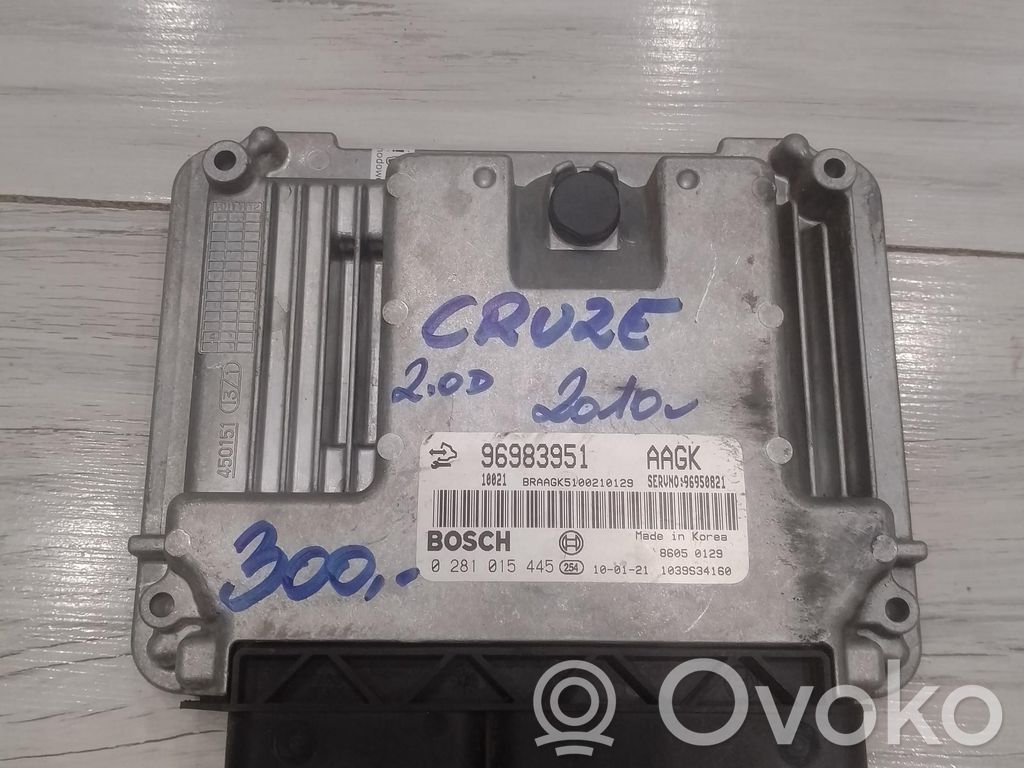 Chevrolet Cruze II Engine control unit/module ECU 