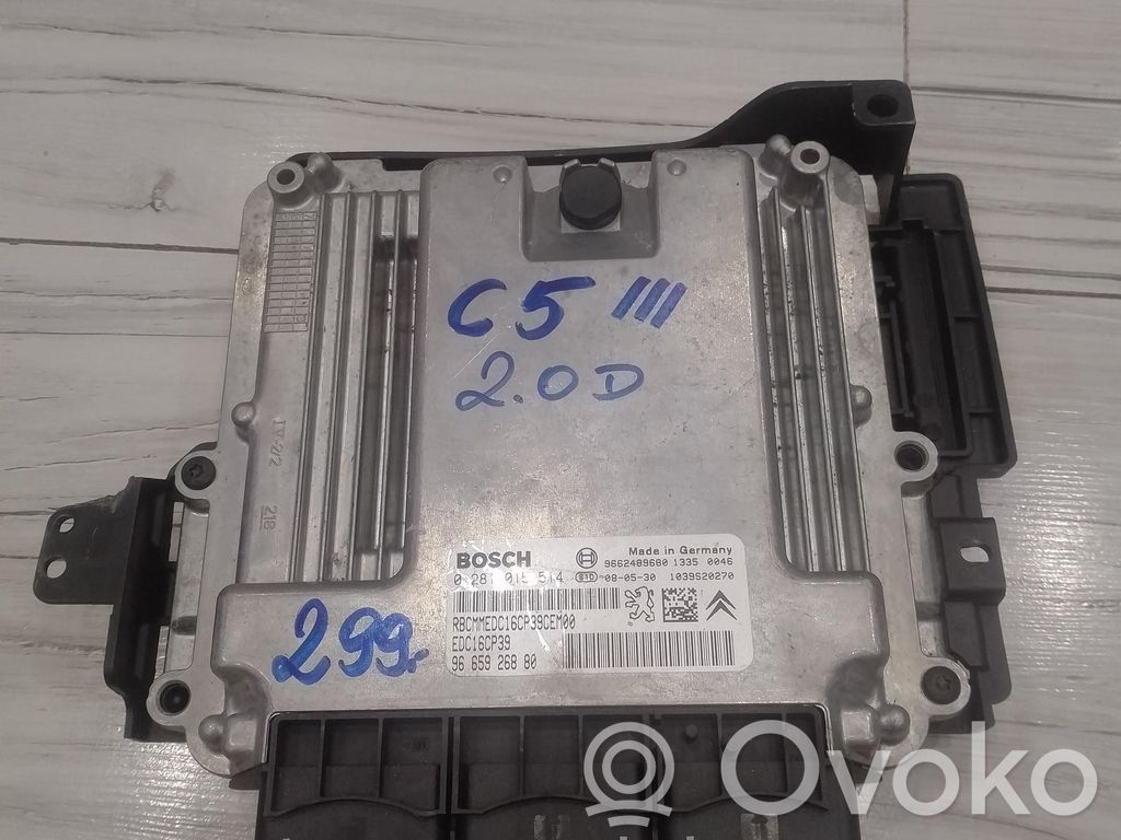 Citroen C5 Блок управления двигателем ECU 