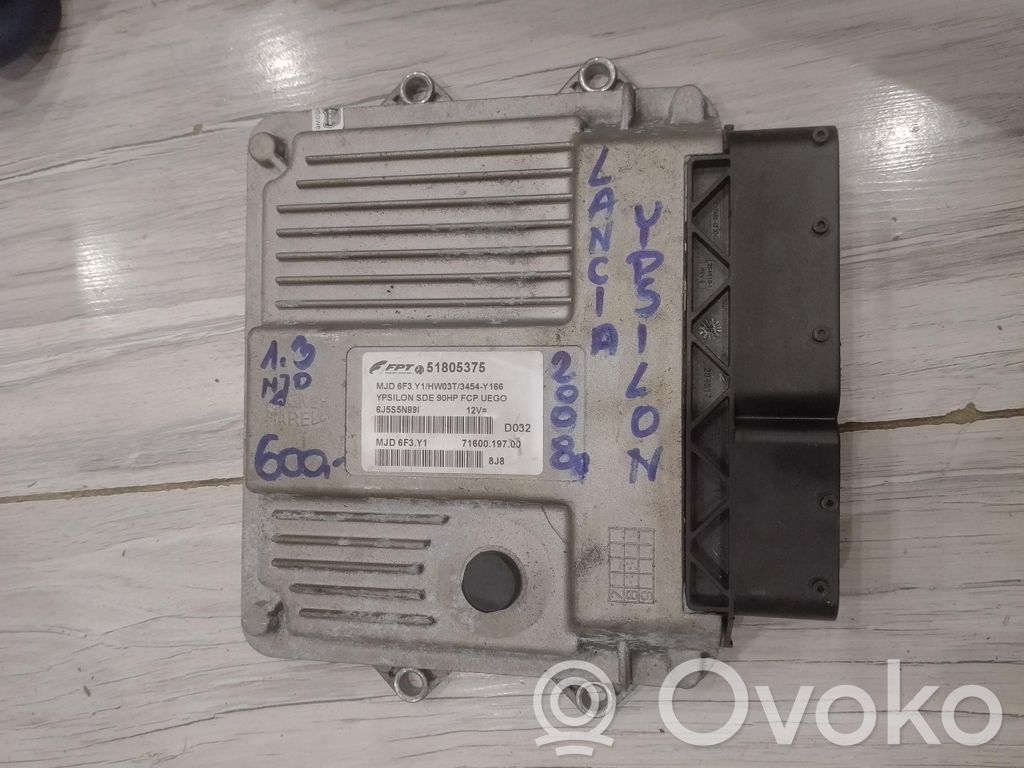 Lancia Ypsilon Engine control unit/module ECU 