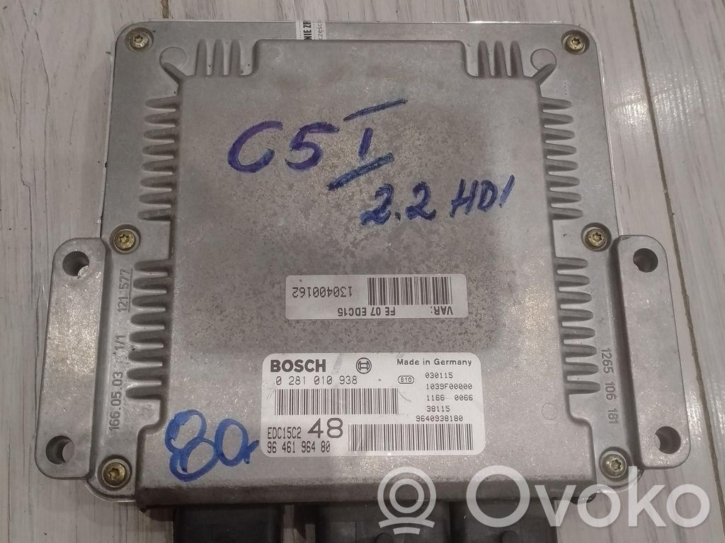 Citroen C5 Engine control unit/module ECU 