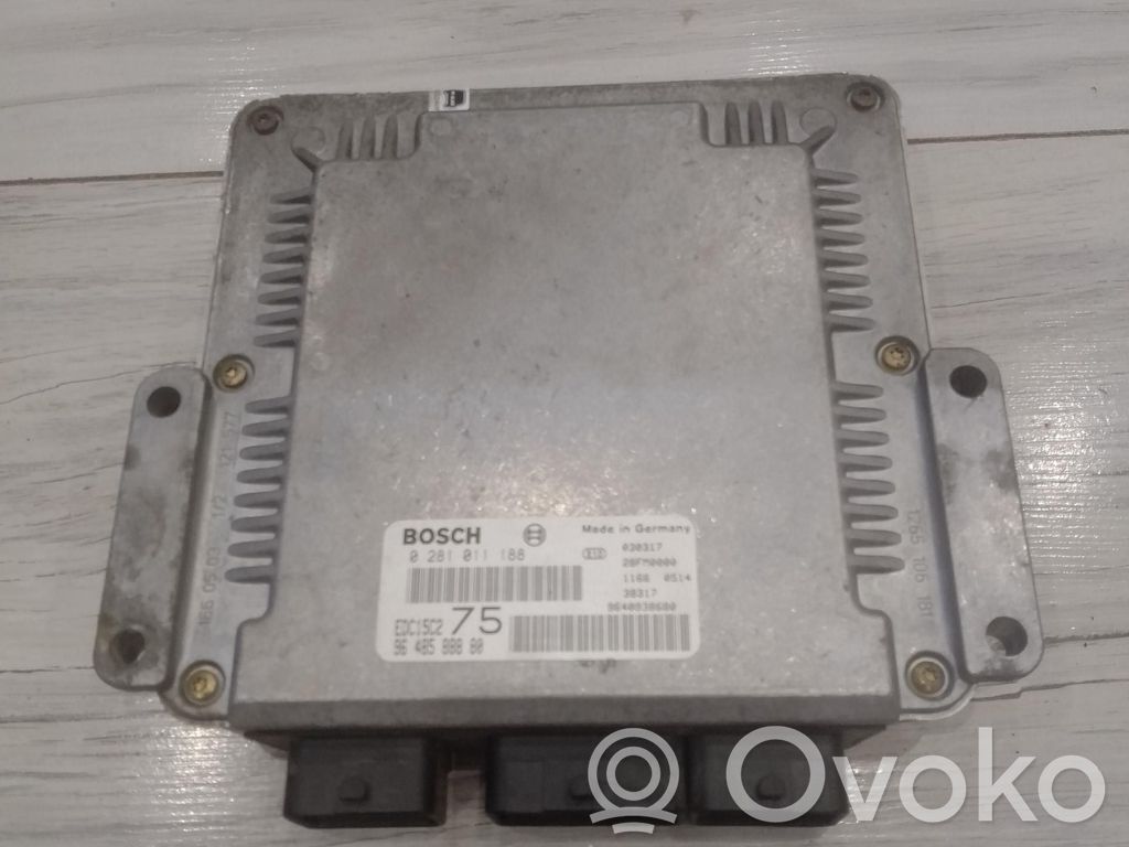 Peugeot 206+ Engine control unit/module ECU 