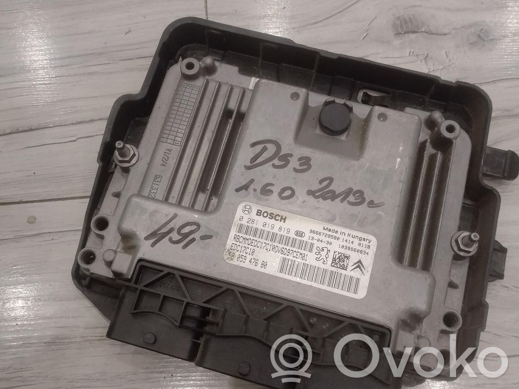 Citroen DS3 Engine control unit/module ECU 