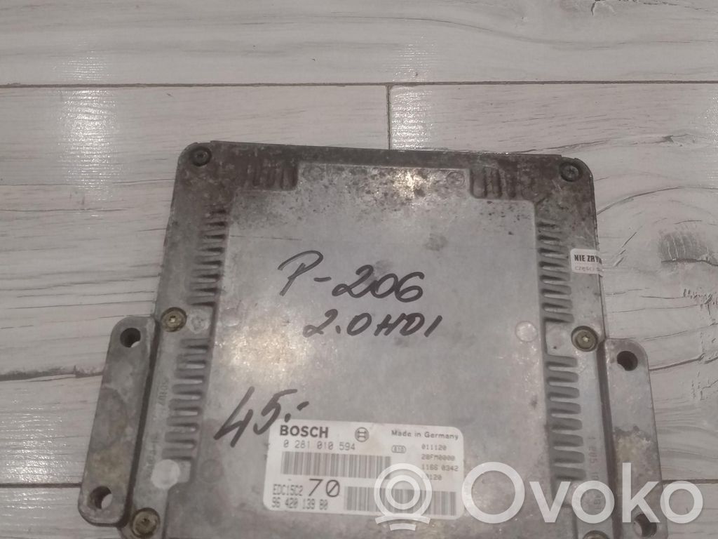 Peugeot 206+ Engine control unit/module ECU 