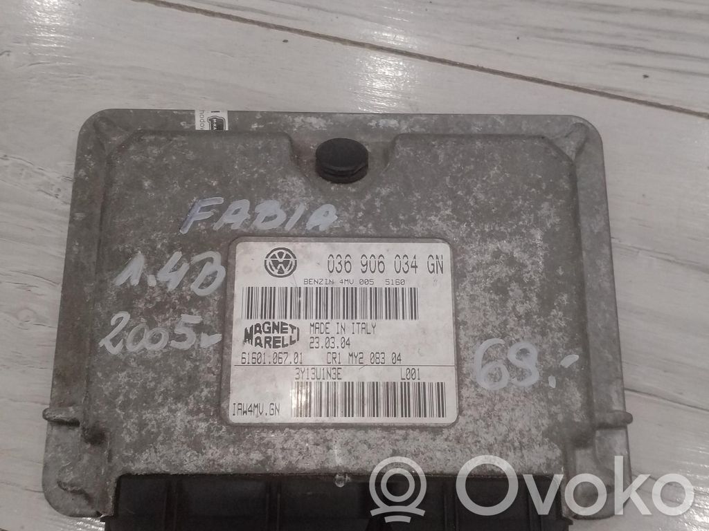 Skoda Fabia Mk1 (6Y) Engine control unit/module ECU 