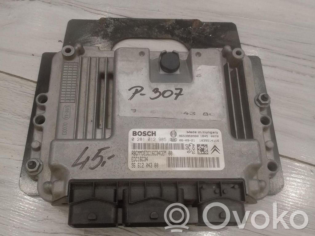 Engine control unit/module ECU   0281012985,0281012985