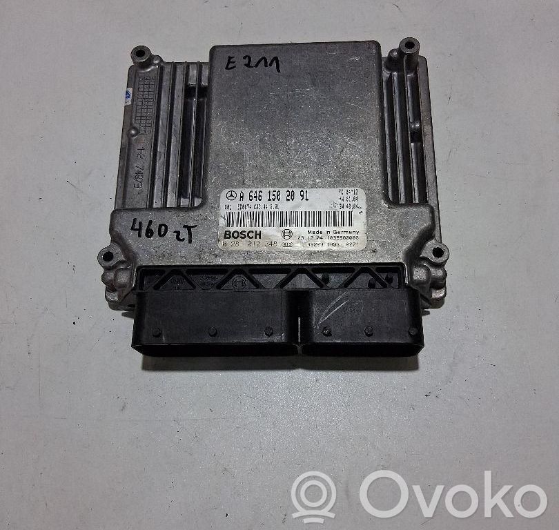 Engine control unit/module ECU   A6461502091,A6461502091,0281012348