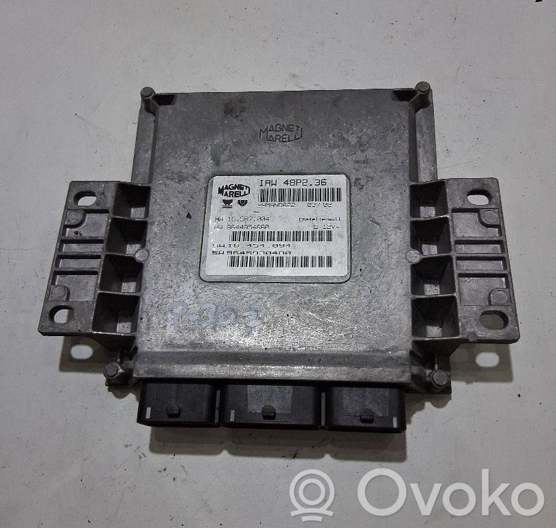 Peugeot 307 Unité de commande, module ECU de moteur 