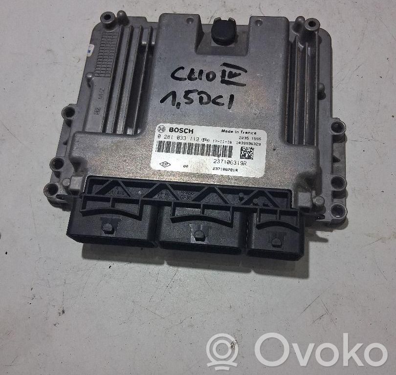 Renault Clio IV Engine control unit/module ECU 