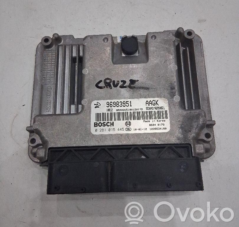 Chevrolet Cruze II Engine control unit/module ECU 