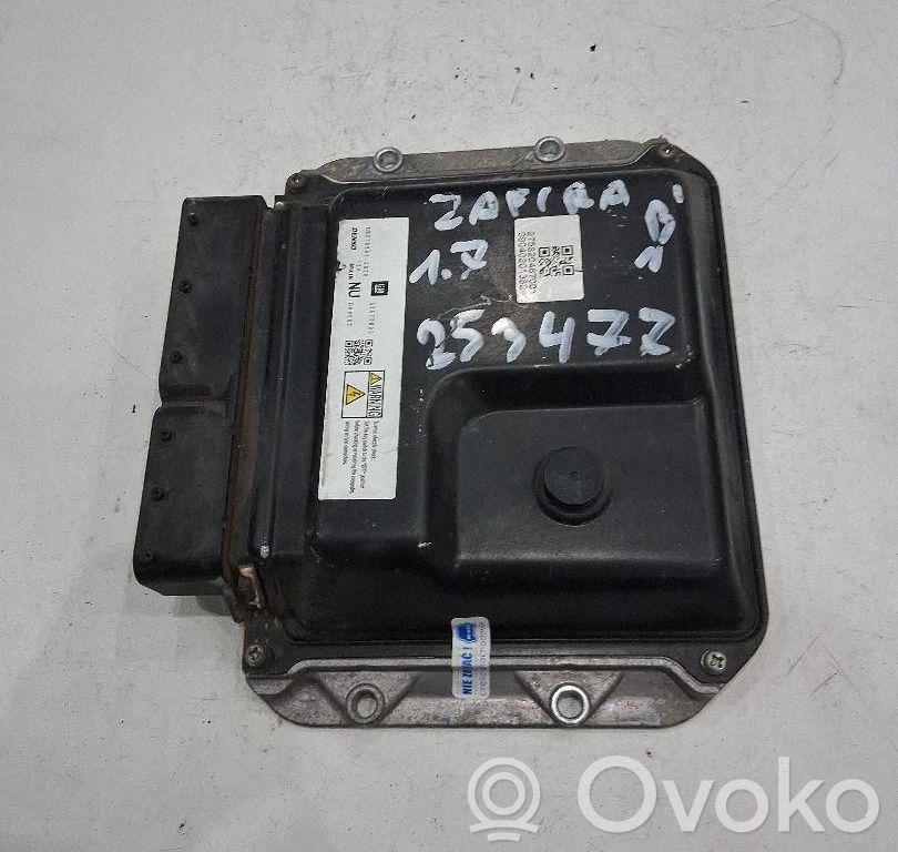 Opel Zafira B Engine control unit/module ECU 