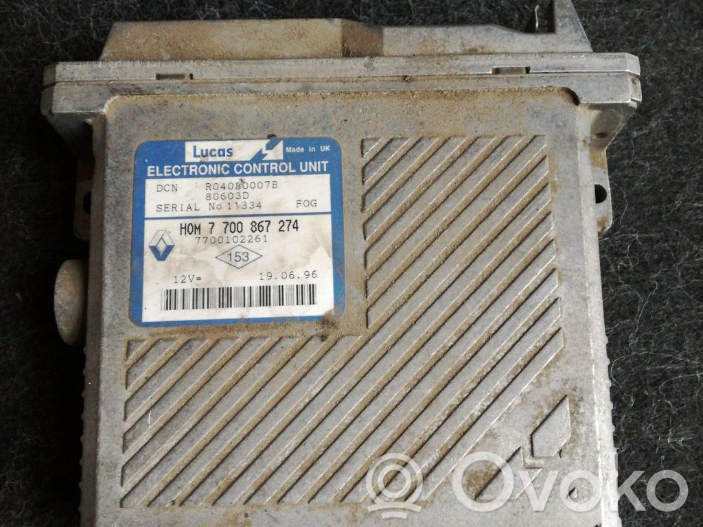 Engine control unit/module   7700867274