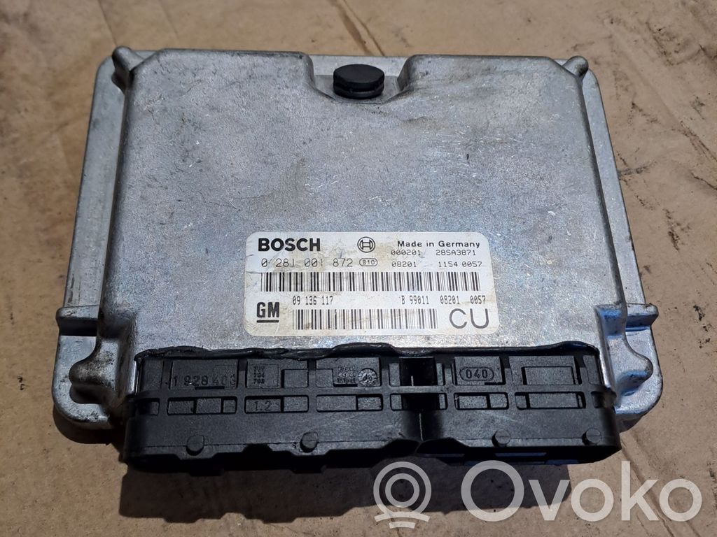 Engine control unit/module   0281001872