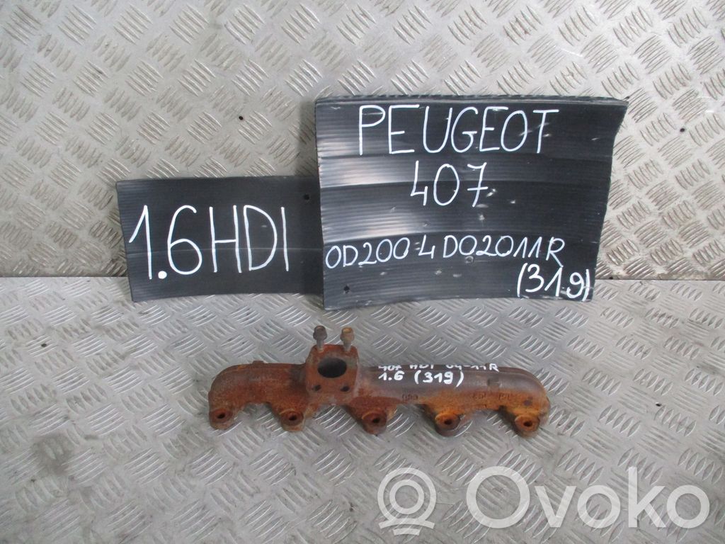 Peugeot 407 Exhaust manifold 
