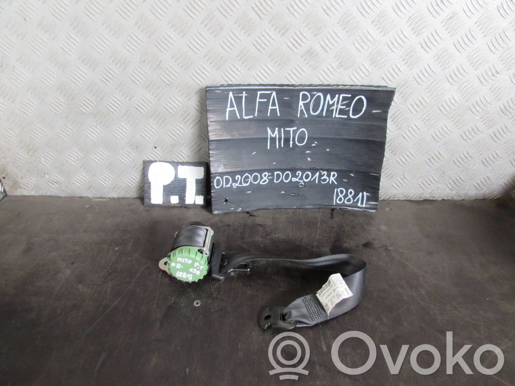Alfa Romeo Mito Cinturón de la tercera fila de asientos 