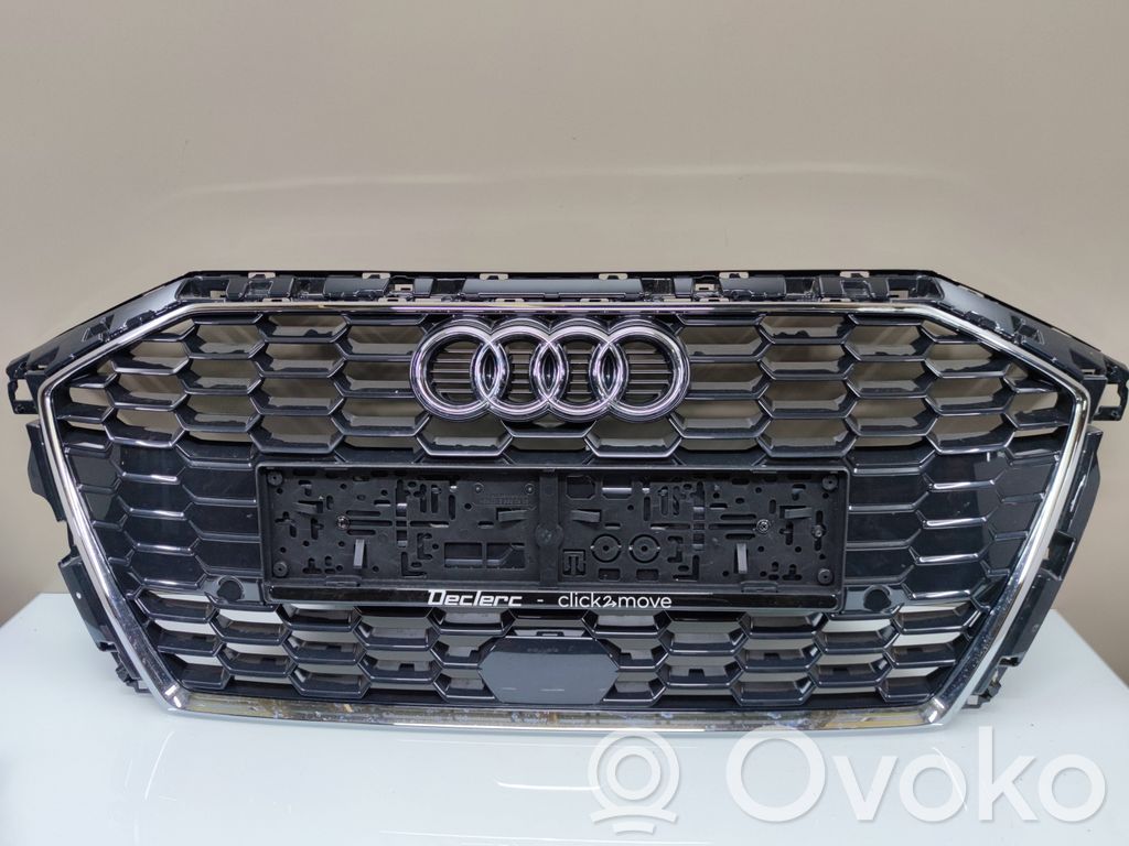 Audi A3 8Y Rejilla superior del radiador del parachoques delantero 
