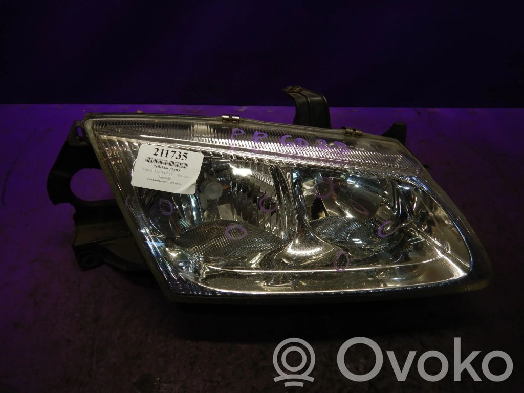 Nissan Almera Tino Phare frontale