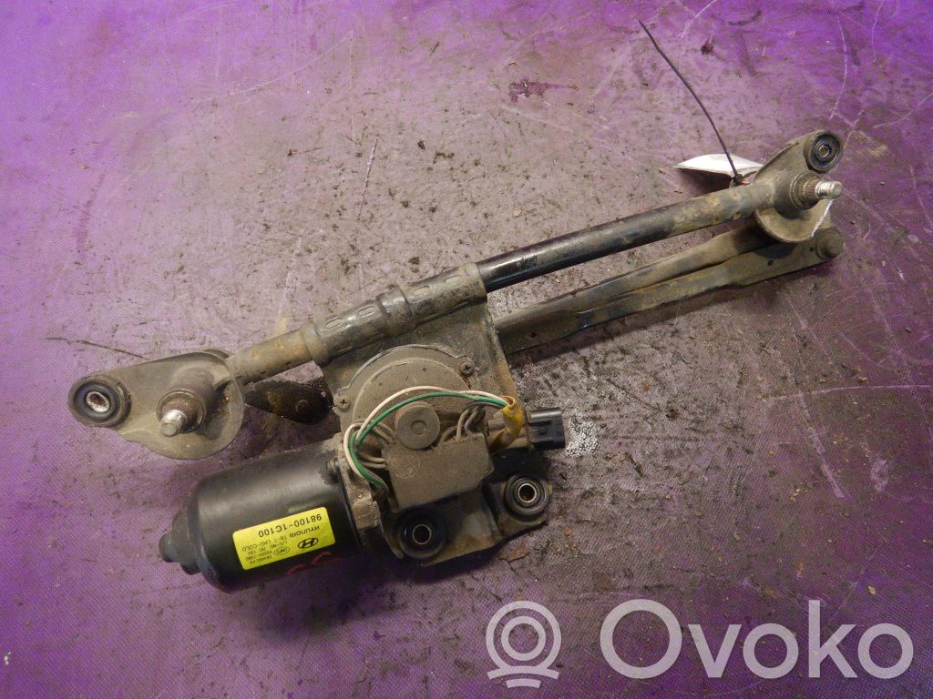 Hyundai Getz Tringlerie et moteur d'essuie-glace avant