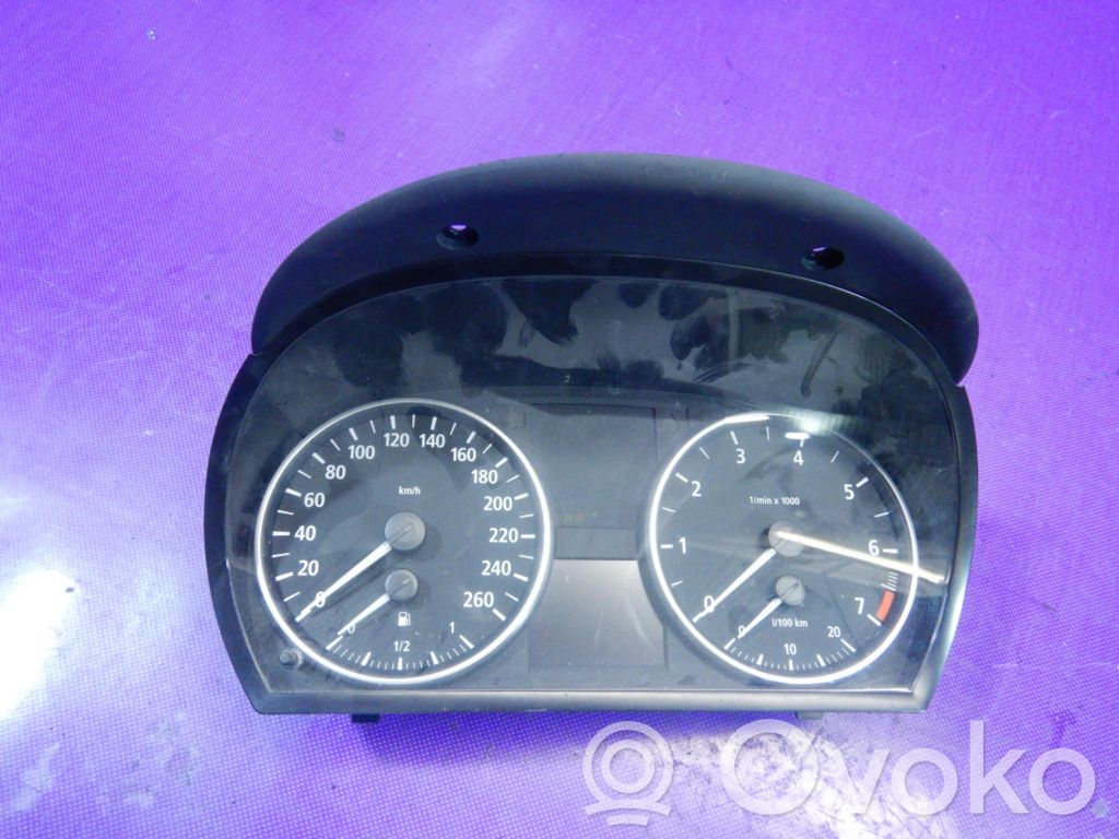 BMW 3 E90 E91 Speedometer (instrument cluster) 
