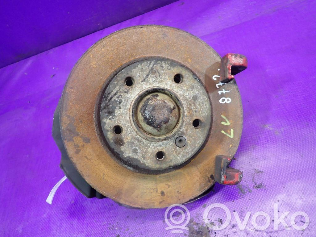 Front wheel hub spindle knuckle