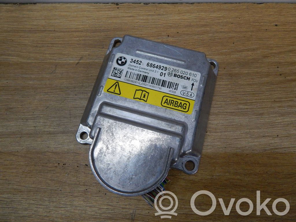 BMW 5 F10 F11 Sterownik / Moduł Airbag 