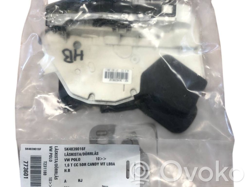Volkswagen Polo V 6R Încuietoare ușă spate 