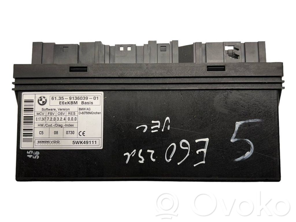 Comfort/convenience module   9136039,61359136039,5WK49111