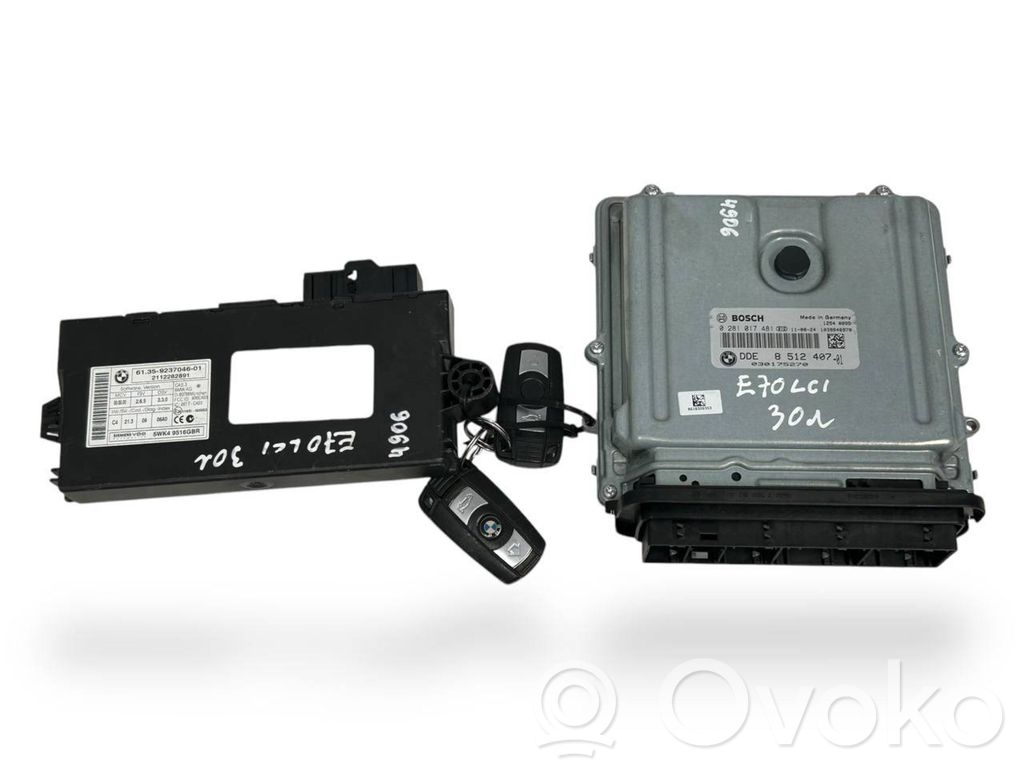 BMW X5 E70 Engine ECU kit and lock set 
