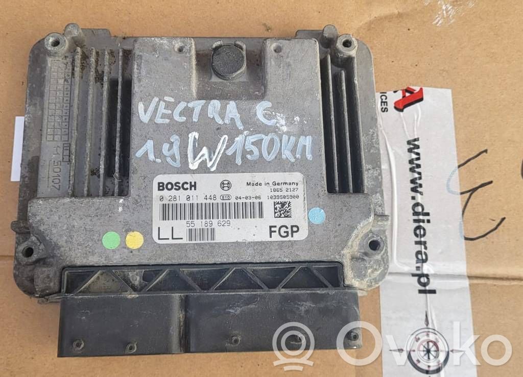 Engine control unit/module   0281011448,1039S05900,55189629