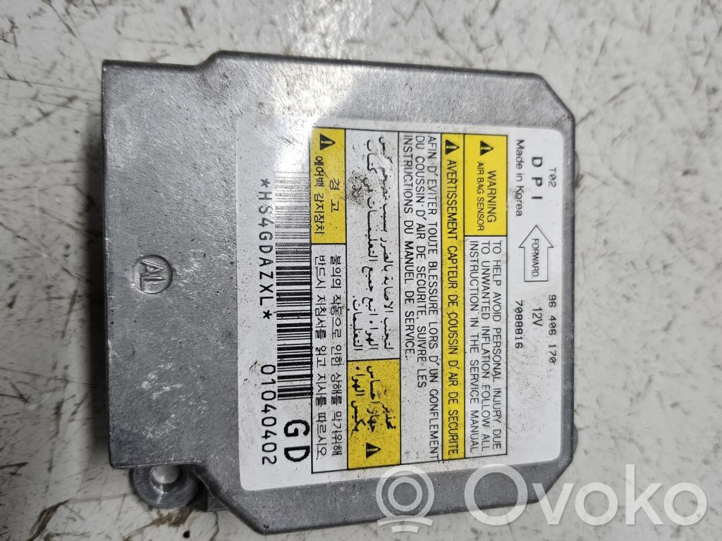 Daewoo Kalos Airbag control unit/module 