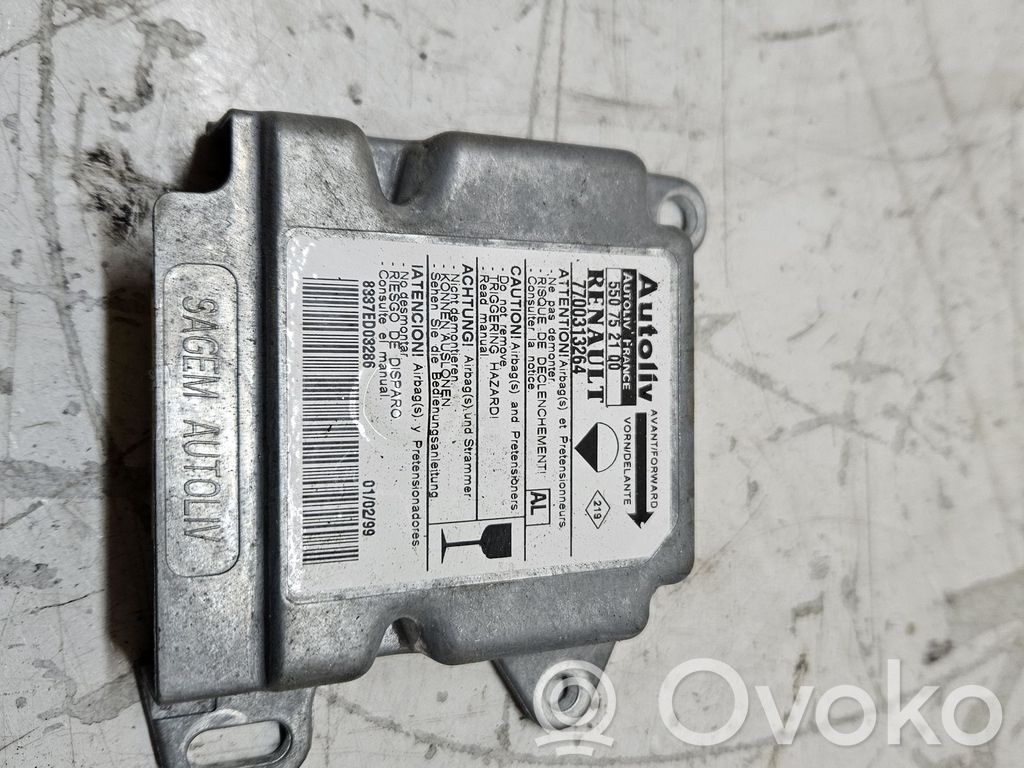 Renault Master II Module de contrôle airbag 