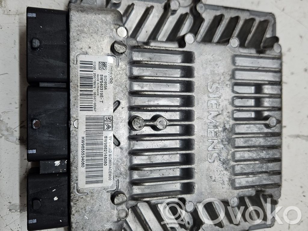 Peugeot 407 Engine control unit/module 