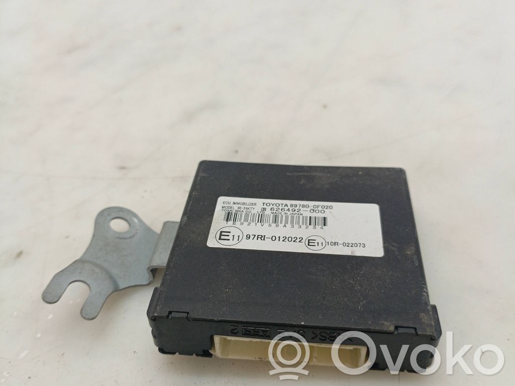 Toyota Corolla Verso AR10 Immobilizer control unit/module 