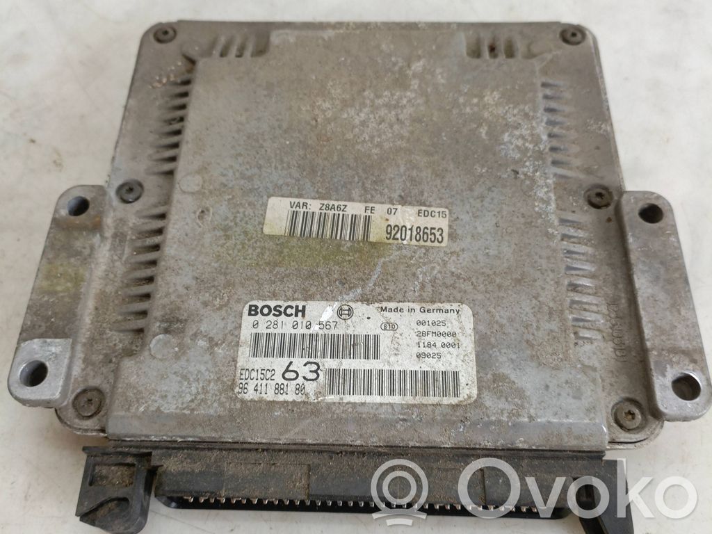 Peugeot 607 Engine control unit/module 