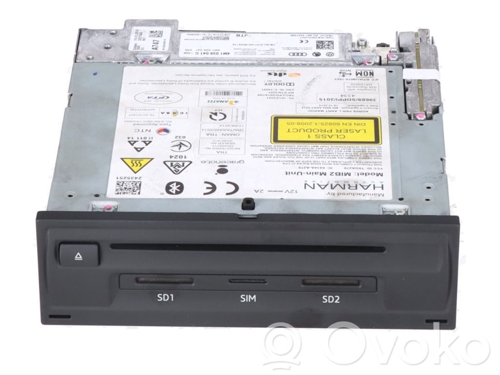 Audi Q7 4M Panel / Radioodtwarzacz CD/DVD/GPS