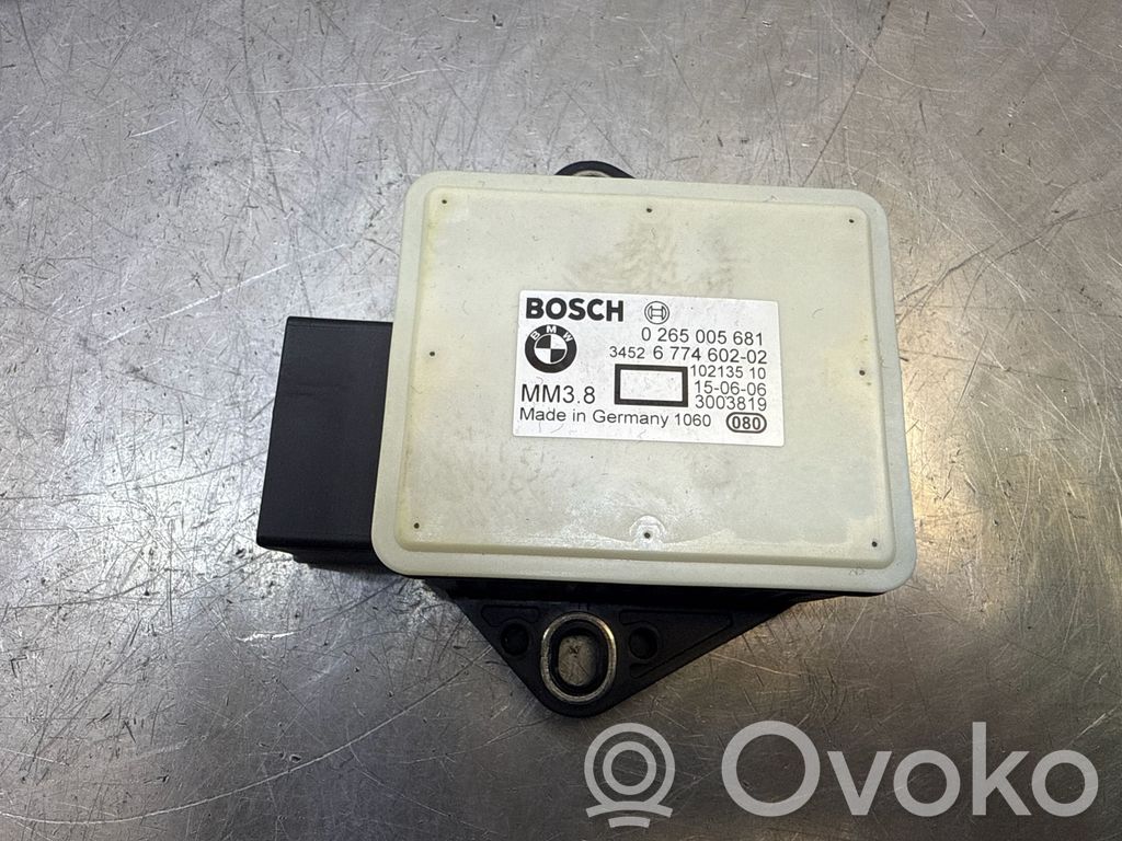 BMW 5 E60 E61 ESP acceleration yaw rate sensor 
